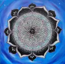 Spirale Céleste – Mandala du Lotus Cosmique
