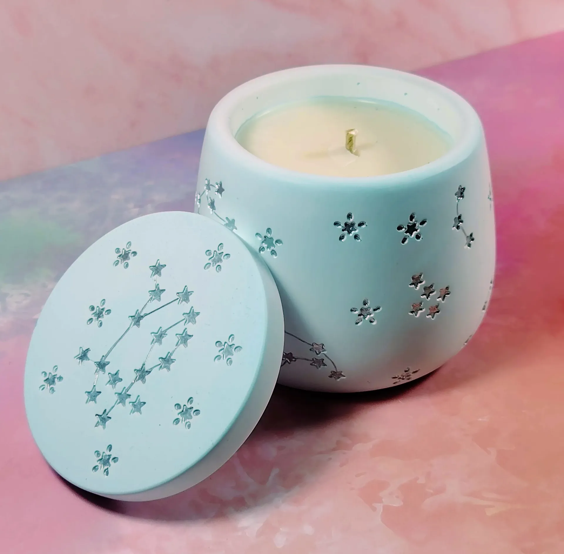 Bougie rituelle – Souffle d’Étoiles